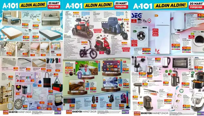 A101 Aktüel Kataloğu 20 Mart: Alışverişte Yenisini Keşfedin!