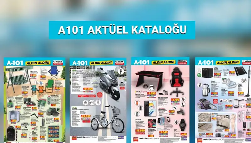 A101 Market 17-24 Nisan Aktüel Kataloğu: Alışverişte Kaçırılmayacak Fırsatlar