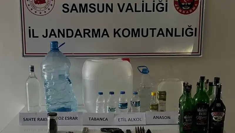 Samsun'da Sahte İçki Operasyonu: Sağlık Tehlikesi Uyarısı!