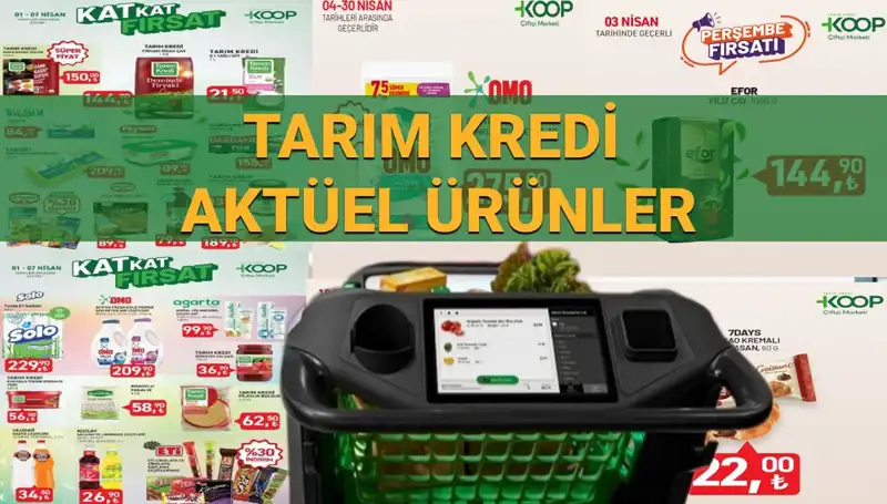 Tarım Kredi Marketleri'nde 4-7 Nisan İndirimi: Temizlik ve Kahvaltılık Ürünler!