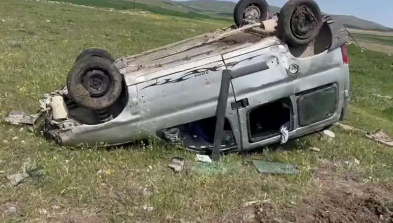Konya'da Otomobil Kazası: Takla Atan Araçta İki Yaralı Açığa Çıktı