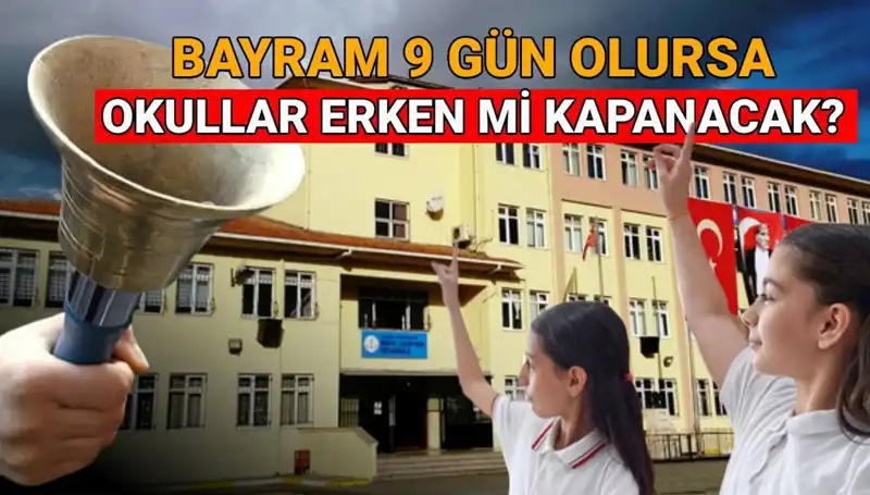 Okullar Ne Zaman Kapanıyor? Erken Tatil İhtimali Değerlendirildi!