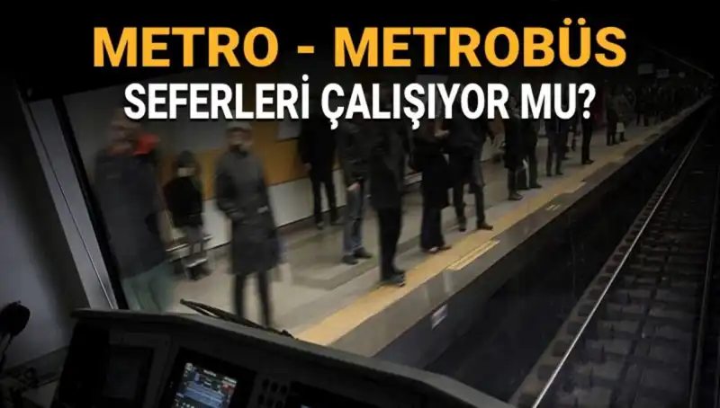 İstanbul'da Toplu Taşıma Kaosu: Metrobüs ve Metro Çalışıyor mu, Grev Var mı?