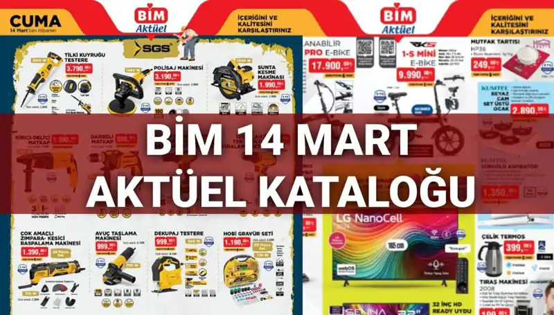 Elektrikli Süpürge ve Cam Ocak: BİM 14 Mart Kataloğuyla Evde Psikolojik Değişim Sağlayın